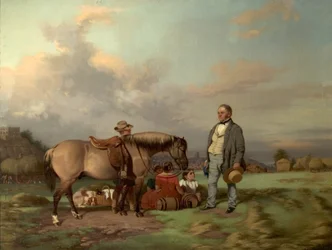 Joseph Fenton with His Family on the Meadows, Nottingham